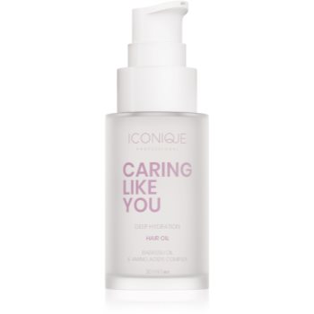 ICONIQUE Professional CARING LIKE YOU Deep Hydration ulei hidratant pentru păr uscat și deteriorat - imagine 2